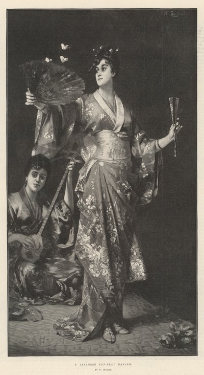 Una bailarina de Fan-Play japonesa de Nathaniel Sichel